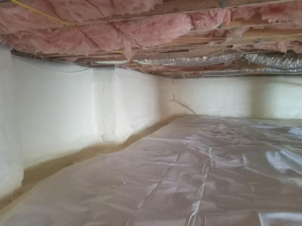 Crawl space encapsulation with closed-cell spray foam for Metal Roof Coating in Mukilteo